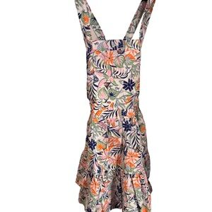 NEW Polo Ralph Lauren Tropical Print Linen Cotton Dress Girl's 6X Sleeveless